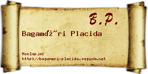 Bagaméri Placida névjegykártya